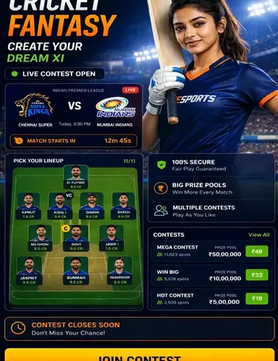 Hero11 (hero11) fantasy cricket & matchday visual 3